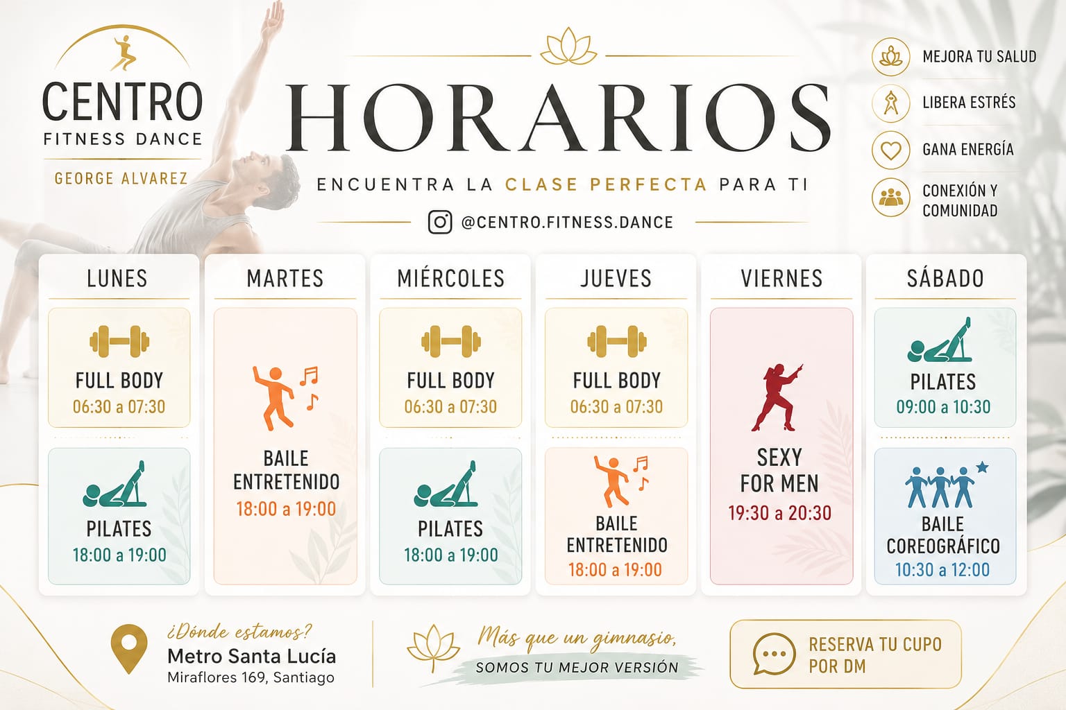 Horario Centro Fitness Dance